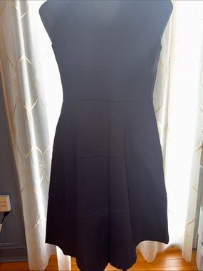 Classic Black Sleeveless Fit-and-Flare Dress